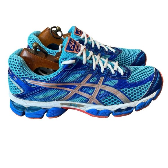 Womens Asics Gel Cumulus 15 T3C5N Blue Running Shoes Sneakers Size 10 - Picture 1 of 8